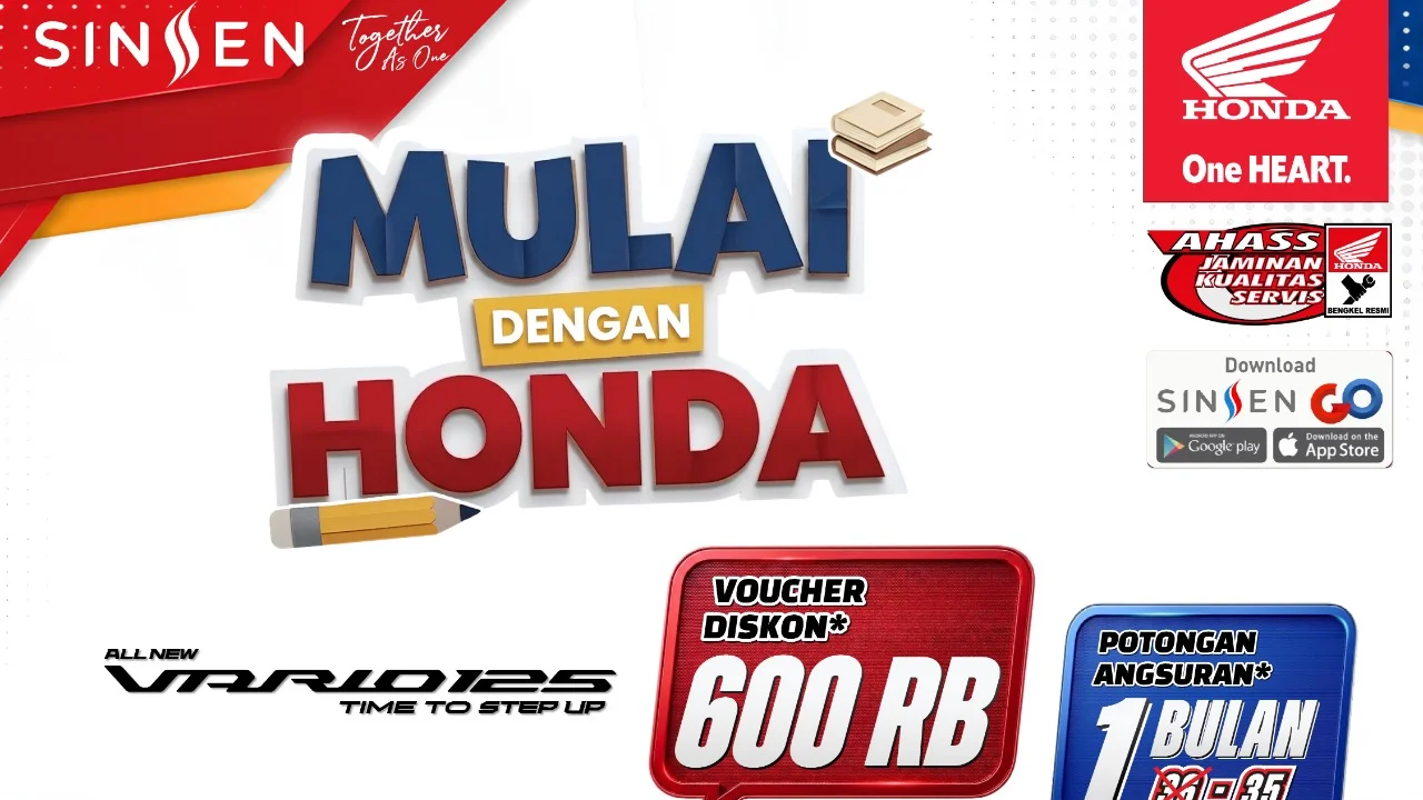 Mulai Sekolah, Mulai dengan Honda! Nikmati Promo Skutik Favorit Anak Muda